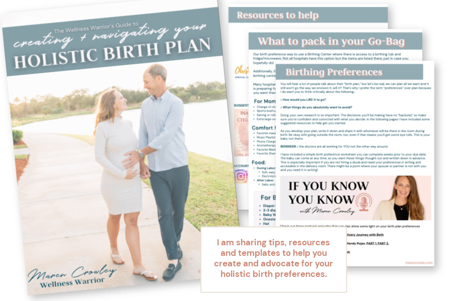 holistic birth plan