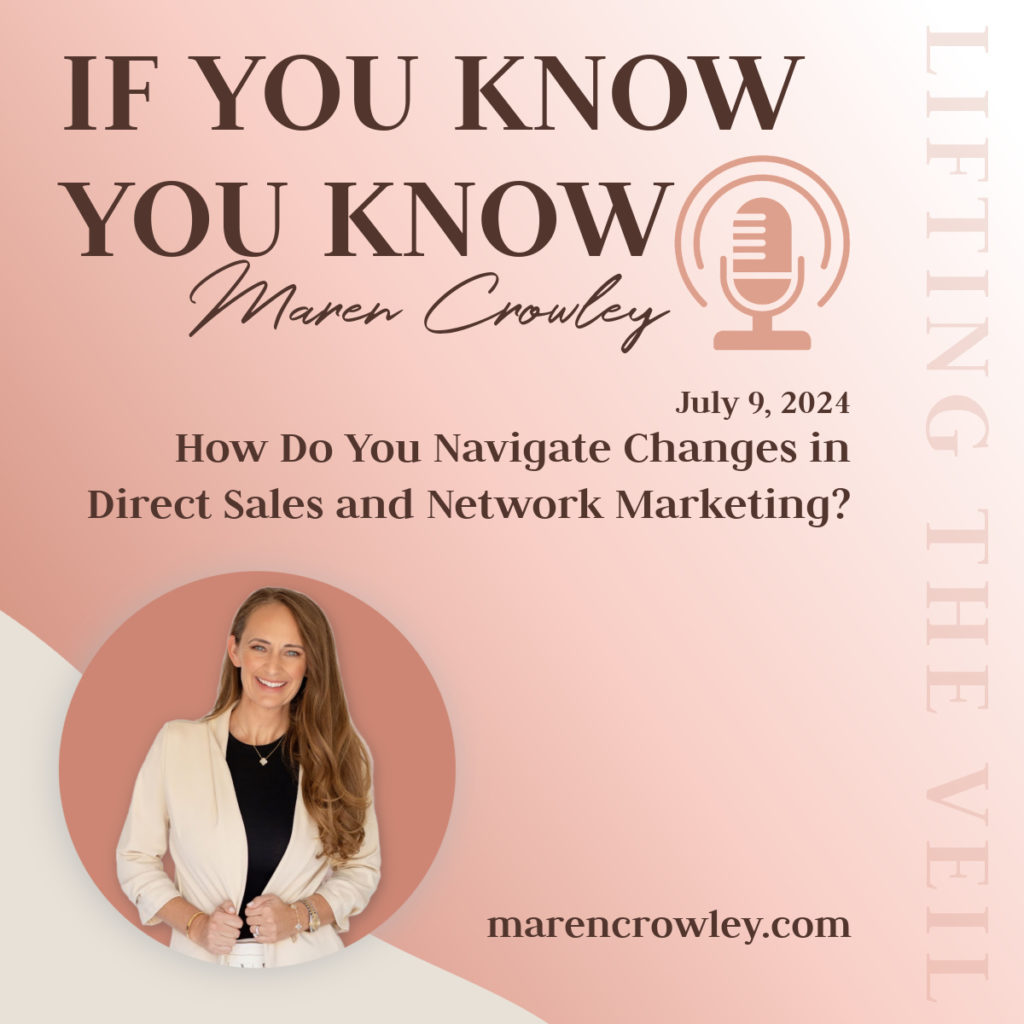 how do you navigate changes in direct sales and network marketing