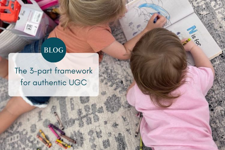 the simple framework that makes ugc feel natural